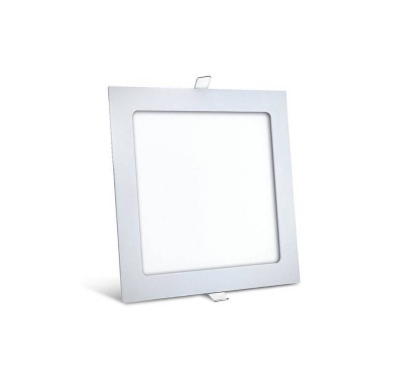 V-TAC LED Panel 12w LED Panel Ultra Slim Einbauleuchte Deckenlampe Einbaustrahler, Warmweiß, LED Panele Unterputz 12 Watt Warmweiß, 170x170x25mm, Form: eckig von V-TAC