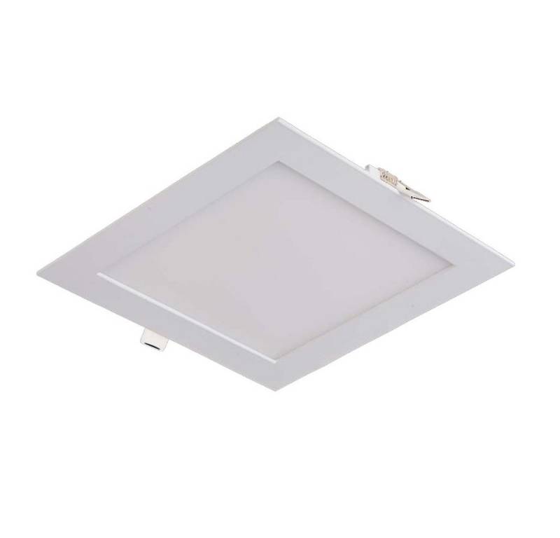 V-TAC LED Panel 18 Watt LED Panel Ultra Slim Einbauleuchte Quadrat Eckig 22,5 x 22,5, Kaltweiß, LED Panele Unterputz 12 Watt Kaltweiß, 225x225x25mm, Form: eckig von V-TAC