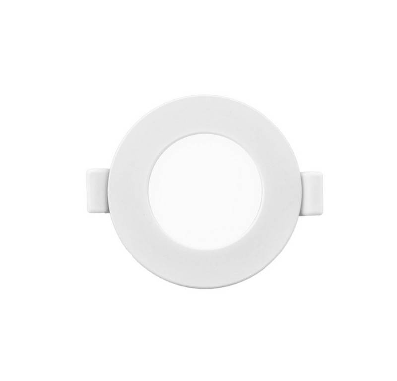 V-TAC LED Panel 3w LED slim Einbauleuchte Deckenleuchte Einbauspot slim Panel Rund Ø, Warmweiß, LED Panele Unterputz 3 Watt Warmweiß, 85x20,5mm, Form: rund von V-TAC
