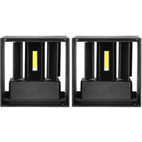 V-TAC LED Quadratische Wandleuchte - Bridgelux - IP65 Wasserdicht - Schwarz - 5W - 700 Lumen - 3000K - 2er-Pack V-TAC LED Quadratische Wandleuchte - Bridgelux - IP65 Wasserdicht - Schwarz - 5W - 700 Lumen - 3000K - 2er-Pack von V-TAC