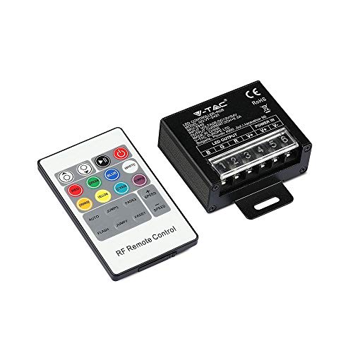 V-TAC LED RGB Controller WITH 20 KEY RF REMOTE CONTROL SMALL - XMXXOF von V-TAC