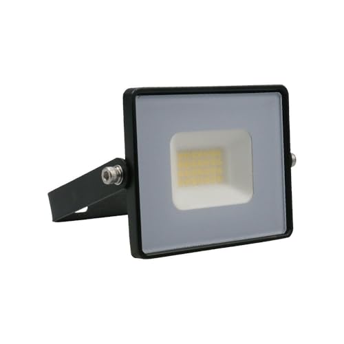 V-TAC LED-Scheinwerfer - Slimline E-Serie - IP65 - Schwarzes Gehäuse - 20 Watt - 1620 Lumen - 6500K - 2 Jahre von V-TAC
