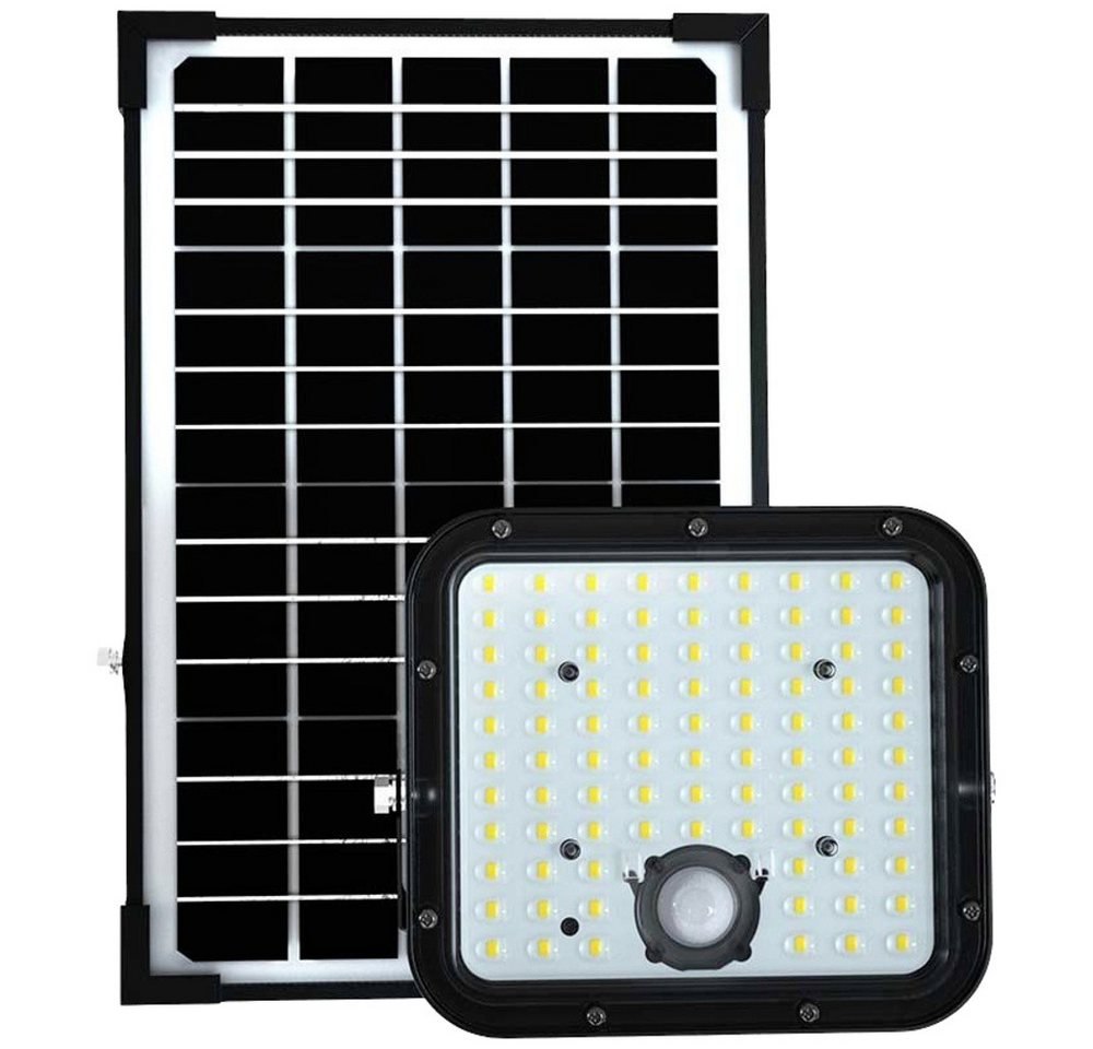 V-TAC LED Solarleuchte V-TAC VT-432 10310 LED-Flutlichtstrahler, Solarmodul 30 W Neutralweiß von V-TAC