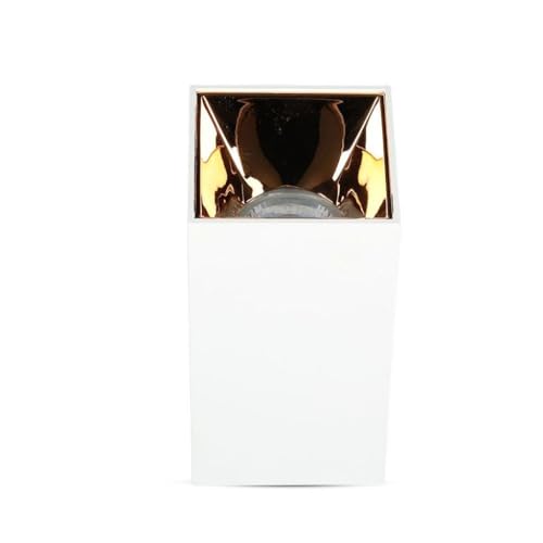 V-TAC LED-Strahler-Fassung, quadratisch, GU10, Korpus Weiß, Reflektor Roségold V-TAC LED-Strahler-Fassung, quadratisch, GU10, Korpus Weiß, Reflektor Roségold von V-TAC