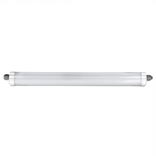 V-TAC LED Wannenleuchte Hallenlampe Garagenleuchte Feuchtraumleuchte Deckenlampe, strahlwassergeschützt, Abstrahlwinkel 120°, 48W 5760lm 6500K kaltweiß, L 150 cm von V-TAC