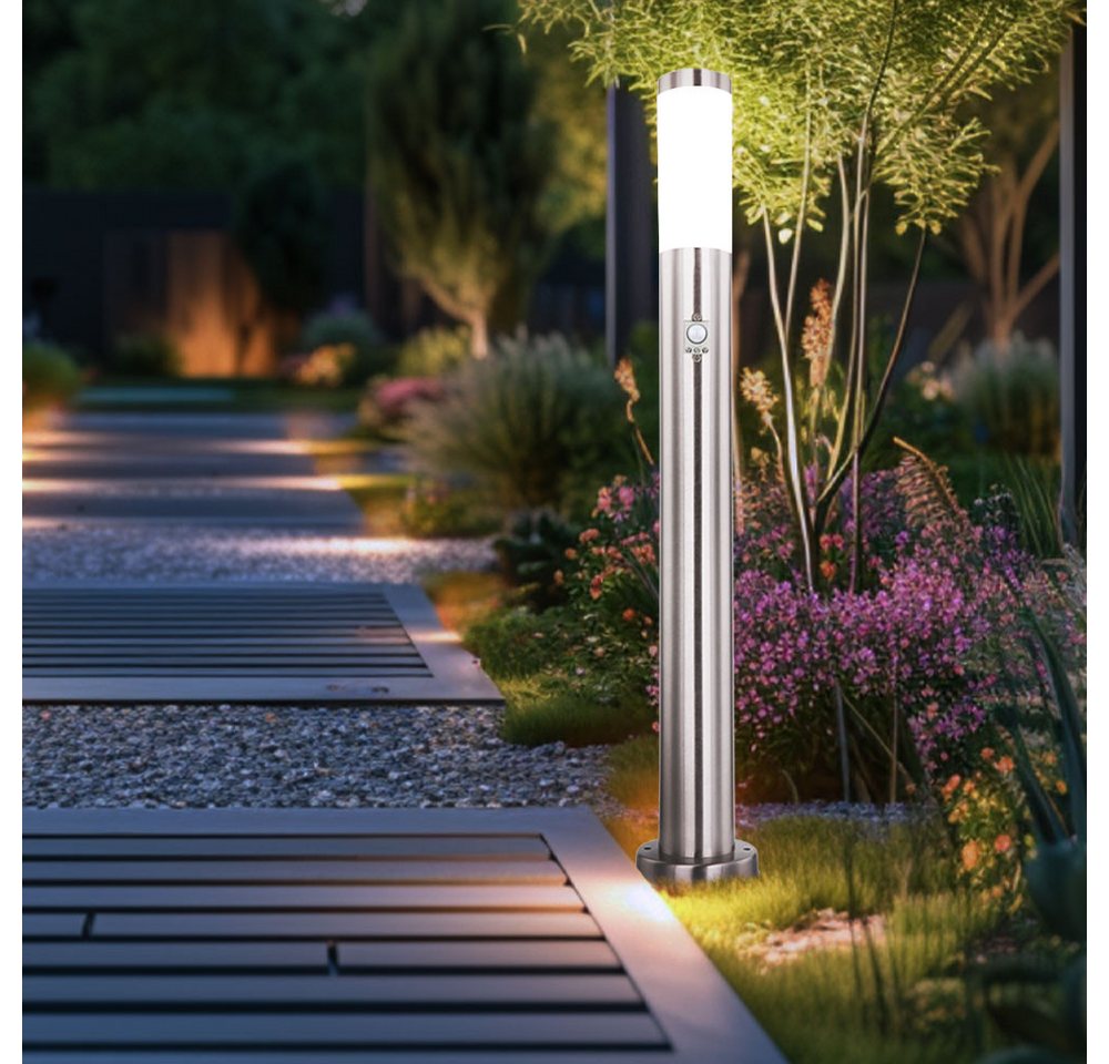 V-TAC Sockelleuchten, Leuchtmittel nicht inklusive, Steh Lampe Bewegungsmelder Garten Terrassen Beleuchtung von V-TAC