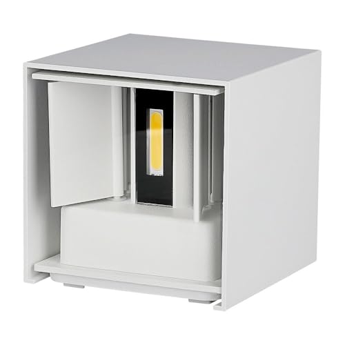 V-TAC Quadratische LED-Wandleuchten - Bridgelux - IP65 - Weiß - 5W - 700 Lumen - 4000K V-TAC Quadratische LED-Wandleuchten - Bridgelux - IP65 - Weiß - 5W - 700 Lumen - 4000K von V-TAC