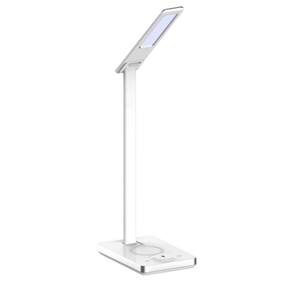 V-TAC Schreibtischlampe, LED-Leuchtmittel fest verbaut, Warmweiß, Neutralweiß, Tageslichtweiß, LED Schreib Tisch Leuchte Tageslicht Wireless Charger Touch V-TAC Schreibtischlampe, LED-Leuchtmittel fest verbaut, Warmweiß, Neutralweiß, Tageslichtweiß, LED Schreib Tisch Leuchte Tageslicht Wireless Charger Touch von V-TAC