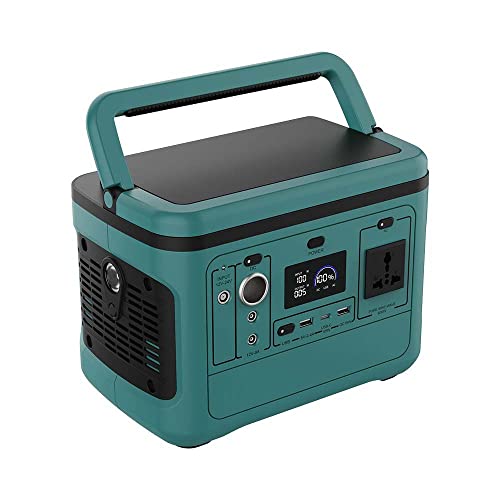V-TAC Tragbare elektrische Zentrale Power Station 600 W – Akku 600 Wh – maximale Leistung 1000 W – AC: 220 V – LED-Display – Aufladen mit optionalem Photovoltaik-Panel oder Netzteil von V-TAC