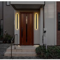 Moderne LED-Wandleuchten - IP65 - Schwarzes Gehäuse - 17 Watt - 2160 Lumen - 3000K von V-TAC