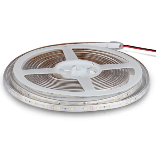 V-TAC VT-3528 LED-Streifen 5 m SMD3528 3,6 W/m 60 LEDs/m 12 V 6500 K IP65 8 mm - 212031 von V-TAC
