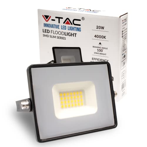 V-TAC VT-4021B-N 215946 LED-Außenstrahler EEK: F (A - G) 20.00W Warmweiß von V-TAC