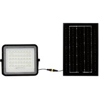 Schwarze Solar-Flutlichter - Schwarz - IP65 - 400 Lumen - 6400K von V-TAC