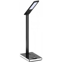 V-TAC VT-7505 5W LED Tischleuchte mit Kabelloses Laden und 3in1 Farbwechsel dimmbar schwarzer Körper - SKU 8602 von V-TAC