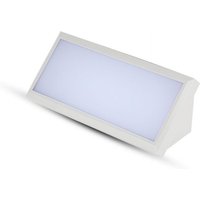 VT-8054 12W rechteckige LED-Wandleuchte eckig weiße Farbe Outdoor IP65 Wandleuchte natürliches weißes Licht 4000k sku 6814 - Weiß - V-tac von V-TAC
