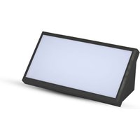 V-tac - VT-8055 20W rechteckige LED-Wandleuchte eckig schwarz Farbe Outdoor IP65 Wandleuchte kaltweiß 6400k sku 6812 - Schwarz von V-TAC