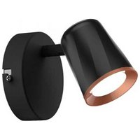 V-TAC VT-806 5W LED Wandstrahler schwarz verstellbare Wandleuchte naturweiß 4000K - SKU 218253 von V-TAC