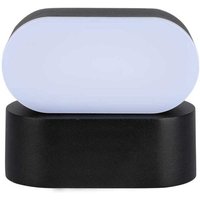 VT-816 6W verstellbare ovale LED-Wandleuchte 120LM/W schwarze Farbe warmweiß 3000K IP65 - sku 218288 - V-tac von V-TAC
