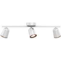V-TAC VT-818 18W LED Wandleuchte 3-fach Lichtkopf einstellbar weiß Wandleuchte naturweiß 4000K - SKU 218260 von V-TAC