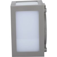 V-tac - VT-822 12W led Würfel Wandleuchte Laterne grau Farbe warmweiß 3000K IP65 - sku 218337 - Grau von V-TAC