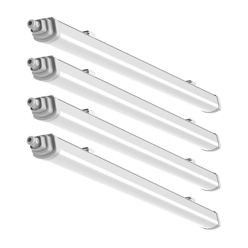 V-TAC Wannenleuchte Feuchtraumlampe Kellerlampe Deckenleuchte LED Garagenleuchte Hallenlampe, IP65, 48W 5760lm 4000K neutralweiß, L 150 cm, 4er Set V-TAC Wannenleuchte Feuchtraumlampe Kellerlampe Deckenleuchte LED Garagenleuchte Hallenlampe, IP65, 48W 5760lm 4000K neutralweiß, L 150 cm, 4er Set von V-TAC