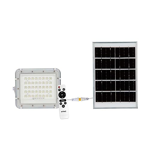 V-TAC Weiße Solar-Flutlichter - 6W - IP65-400 Lumen - 4000K, Weiß von V-TAC