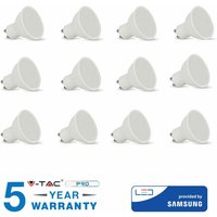 V-tac - 12 gu 10 bulbs spotlight 5 w chip samsung 110° -Natur von V-TAC