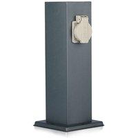 V-tac - 2-Wege-Gartensteckdosen - IP44 - Dunkelgrau von V-TAC
