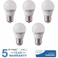 V-tac - 5 bulbo E27 9 w led glühbirnen natur-warmes licht von V-TAC