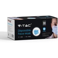 V-tac - Chirurgische Maske aus 3-lagigem Gewebe mit Ohrschlaufen VT-3232 von V-TAC