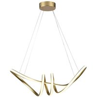 Gold Designer Hängelampen - Champagner - IP20 - 24W - 3240 Lumen - 3000K von V-TAC