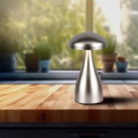 V-tac - 1W 800mAh wiederaufladbare LED-Tischlampe, Gold Metal Touch cct 3-in-1 von V-TAC