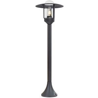 V-tac - led Gartenlampe Laterne E27 Lampenfassung Matt Schwarz h: 97,5cm IP44 von V-TAC
