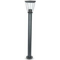 LED-Gartenleuchte mit E27 (max 40W) Edelstahl-Fassung h: 800mm Farbe Schwarz IP44 - V-tac von V-TAC