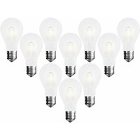 V-tac - LED-Lampe VT-2047 Frost, E27, eek: e, 7 w, 840 lm, 2700 k, 10 Stück von V-TAC