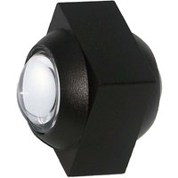 LED-Wandleuchte 2W Doppelter Lichtstrahl Schwarzer Körper 3000K IP54 - V-tac von V-TAC