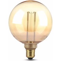 V-tac - LED-Glühbirne E27 6W G125 Filament Amber 2200K von V-TAC