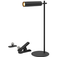 Magnetische led Tischlampe 3W Schwarz Farbe Wiederaufladbar mit usb c Touch Dimmbar 4000K - V-tac von V-TAC