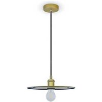 VT-7777 LED-Kronleuchter Metallscheiben-Lampenfassung 1MT Goldfarbe Vintage E27 Ф300mm sku 3752 - Goldfarben - V-tac von V-TAC