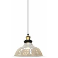 V-tac - Modern Pendant 1MT E27 Elegant Stylish Ф245mm - Mod.VT-7210 sku 3730 - Glas Transparent von V-TAC