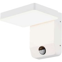 V-tac - 17W 150LM/W Quadratische LED-Wandleuchte mit Sensor, Weiß, Naturweiß, IP65 von V-TAC