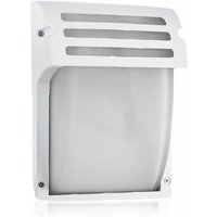 LED-Wandleuchte mit E27-Fassung (max. 60 w) Farbe Weiß Satiniertes Glas IP44 von V-TAC