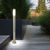 V-tac - led Garten Stehleuchte 110cm mit E27 (max 60W) Edelstahl IP44 Fassung von V-TAC