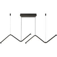 V-tac - led Hängeleuchte Pendellampe Wohnzimmerlampe Aluminium Schwarz Kugeloptik L100cm von V-TAC