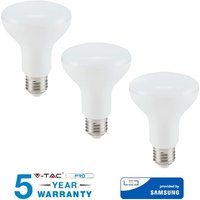 V-tac - led glühbirnen samsung E27 10W warm cool natural VT-280 3 stück von V-TAC