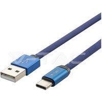 Usb-c kabel - farbe blau 1m 8630 - V-tac von V-TAC