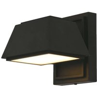 V-tac - VT-1192 rechteckige LED-Wandleuchte 15 w doppelter Lichtstrahl 120 lm/w schwarze Farbe 3000 k modernes Design IP65 sku 10564 - Schwarz von V-TAC