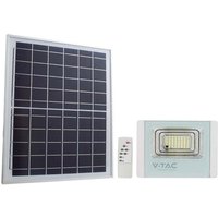 LED-Strahler mit Fernbedienung und Solarpanel 12W Weiß Farbe 6400K IP65 - V-tac von V-TAC