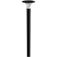 Solarleuchten - Säule Lichtsensor - IP65 - Schwarz - 15 Watt - 2200 Lumen - 6000K+4000K von V-TAC