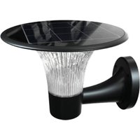 Solarleuchten - Solar-Wandleuchten Sensor - IP65 - Schwarz - 15 Watt - 1900 Lumen - 6000K+4000K von V-TAC